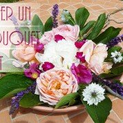 DIY : créer un bouquet plat